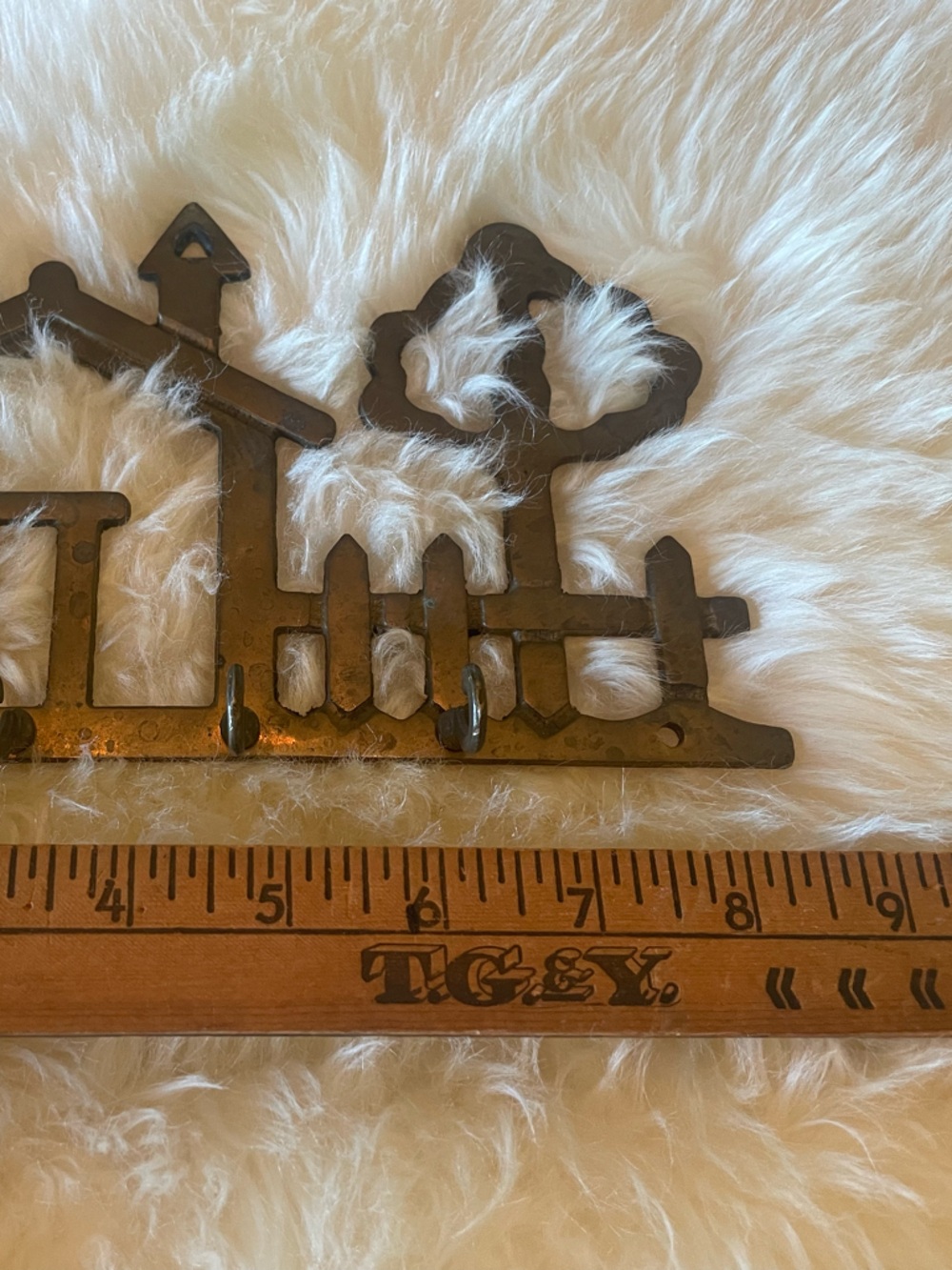 VTG Solid Brass wall-mounted key holder - Picture 6 of 7